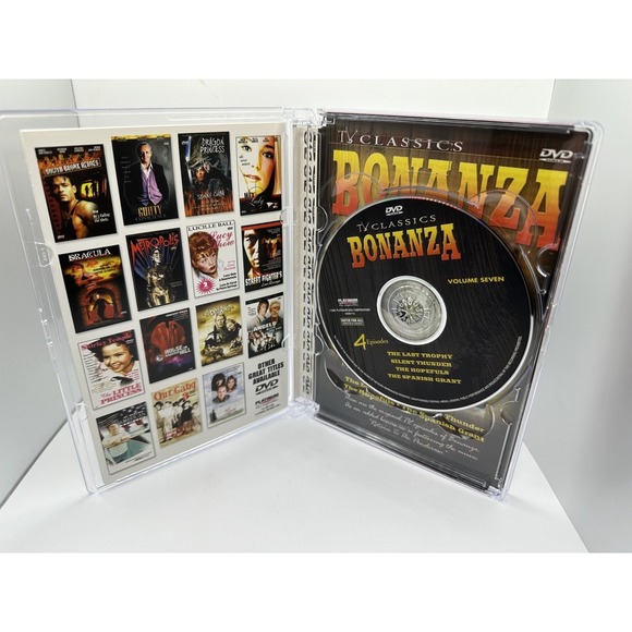 Bonanza TV Classics (DVD) 4 DVD set with 15 episodes - Lorne Greene Very Good - Picture 3 of 16